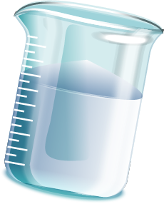 Decorative Laboratory Glassware Parallax Asset
